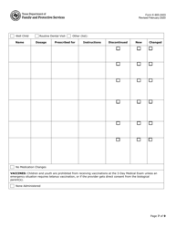 Form K-905-2403 Medical, Dental, Vision, Hearing, or Behavioral Health Appointment - Texas, Page 7