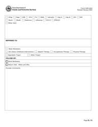 Form K-905-2403 Medical, Dental, Vision, Hearing, or Behavioral Health Appointment - Texas, Page 8