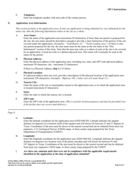 Form OP-1 (TCEQ-10002) Site Information Summary - Texas, Page 8