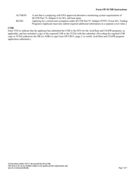 Form TCEQ-10344 (OP-SUMR) Individual Unit Summary for Revisions - Texas, Page 7
