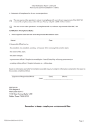 Form TCEQ-20453 Initial Notification - New Sources - Texas, Page 2