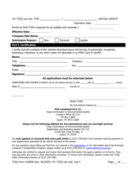 Form TCEQ-20008 Application to Claim a Permit by Rule for a Special Collection Route - Texas, Page 5
