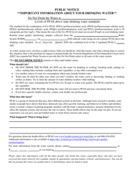 Chemical/Radiological Mcls Public Notice - Vermont