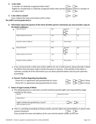 Form 700-00070C Petition to Appoint Custodial Guardian for a Minor - Vermont, Page 2