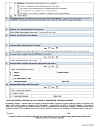 Discrimination Complaint Form - Virginia, Page 2