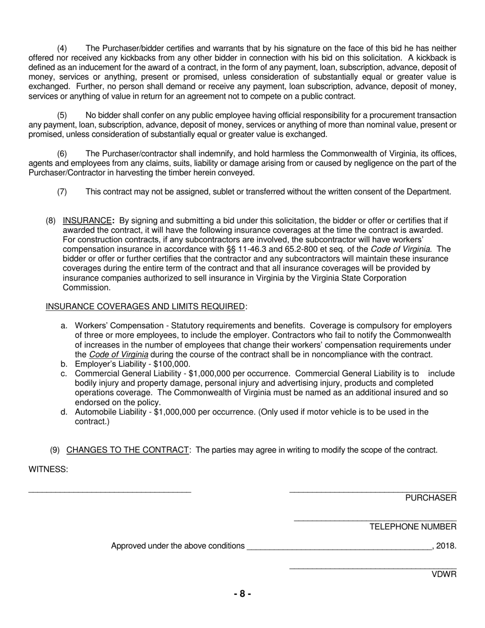 Hog Island Wildlife Management Area Notice of Timber Sale - Virginia, Page 8