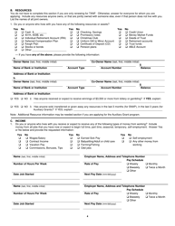 Form 032-03-729A-18-ENG Renewal Application for Auxiliary Grant (Ag), Supplemental Nutrition Assistance Program (Snap), and Temporary Assistance for Needy Families (TANF) - Virginia, Page 4