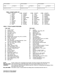 DCYF Form 06-097 Provider File Action Request - Washington, Page 2