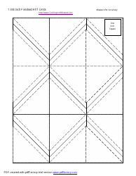 Half Square Triangle Paper Templates Pdf. Download Fill And Print For ...