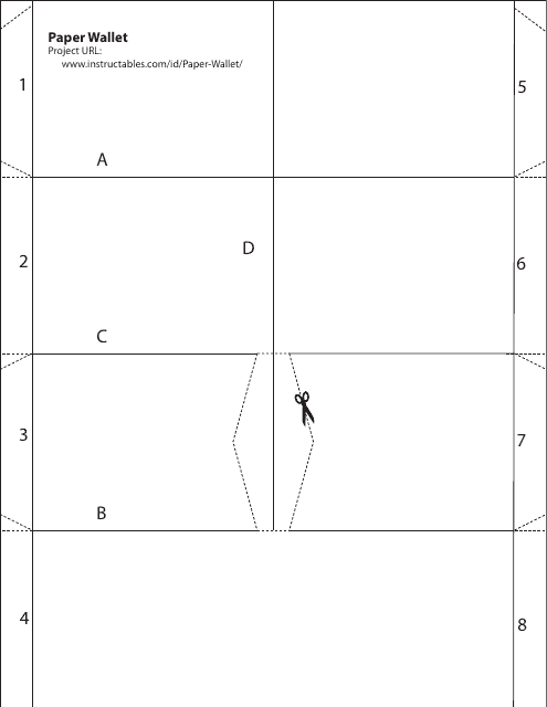 Paper Wallet Template Download Printable PDF Templateroller