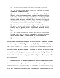 Separation and General Release Agreement Template, Page 3