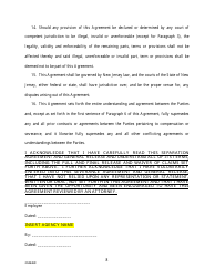 Separation and General Release Agreement Template, Page 8