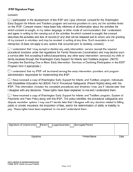 DCYF Form 15-025 Early Supports for Infants and Toddlers Covid-19 Ifsp Review Form - Washington, Page 2