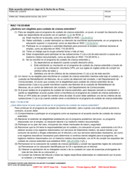 DCYF Formulario 15-431 Acuerdo De Colocacion Voluntaria (VPA) - Washington (Spanish), Page 2