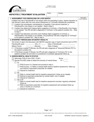 Document preview: Form DOC13-358 Hepatitis C Treatment Evaluation - Washington