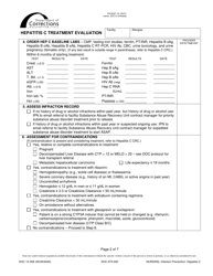 Form DOC13-358 Hepatitis C Treatment Evaluation - Washington, Page 2