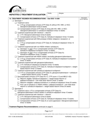 Form DOC13-358 Hepatitis C Treatment Evaluation - Washington, Page 4