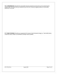 Form ECY070-216 Primary Response Contractor (Prc) Application - Washington, Page 15