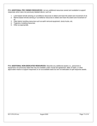 Form ECY070-216 Primary Response Contractor (Prc) Application - Washington, Page 17