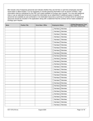 Form ECY070-216 Primary Response Contractor (Prc) Application - Washington, Page 4