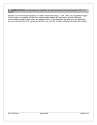 Form ECY070-216 Primary Response Contractor (Prc) Application - Washington, Page 5