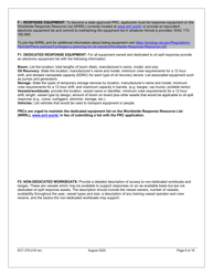 Form ECY070-216 Primary Response Contractor (Prc) Application - Washington, Page 8