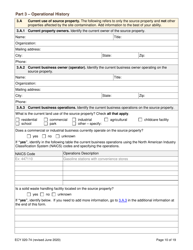 Form ECY020-74 Voluntary Cleanup Program Application Form - Washington, Page 10