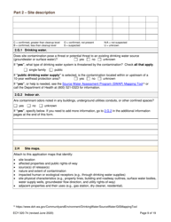 Form ECY020-74 Voluntary Cleanup Program Application Form - Washington, Page 9