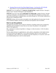 Instructions for Form ECY040-1-14 Application for a New Water Right Permit - Washington, Page 7
