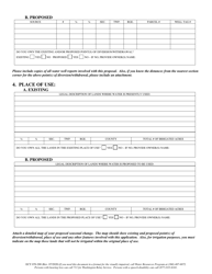 Form ECY070-200 Seasonal Change Application - Washington, Page 2