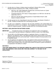 Form DHCS5111 Application Supplement for Sole Proprietors Only - California, Page 4