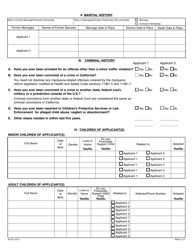 Form AD521 Application for Adoption of a Child - California, Page 2