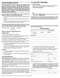 Form CF388 CalFresh Notice of Restoration Approval - California, Page 2