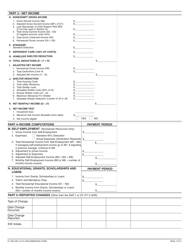 Form CF286 SAR CalFresh Budget Worksheet/Semi-annual Reporting Households - California, Page 2