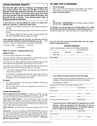 Form DFA377.10 Food Stamp Notice of Denial/Disqualification (Failure to Meet the Food Stamp Program Work Rules) - California, Page 2