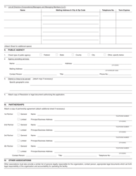 Form LIC309 Administrative Organization - California, Page 2