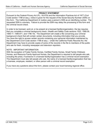 Form LIC508 Criminal Record Statement &amp; Out-of-State Disclosure - California, Page 3