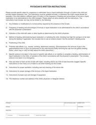 Form LIC701A Gastrostomy - Tube Care: Physician&#039;s Checklist (Child Care Facilities) - California, Page 2