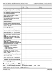 Form LIC9123 Facility Inspection Checklist Residential Care Facilities for the Elderly - California, Page 2