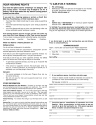 Form NA1217 Notice of Action - Cash Assistance Program for Immigrants - Notice of Overpayment - California, Page 2