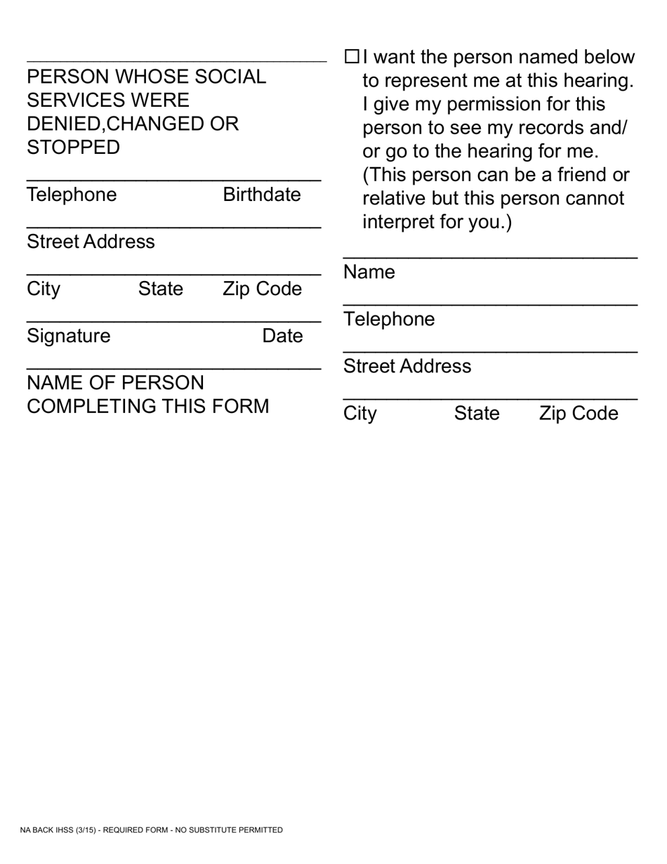Form NA1282L Notice of Action in-Home Supportive Services (Ihss) Overpayment - Advance Pay - California, Page 6