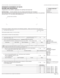 Form SAR22 Sponsor&#039;s Statement of Facts Income and Resources - California, Page 2