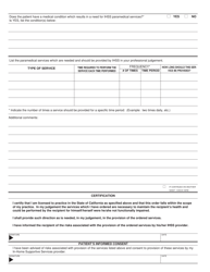 Form SOC321 Request for Order and Consent - Paramedical Services - California, Page 2