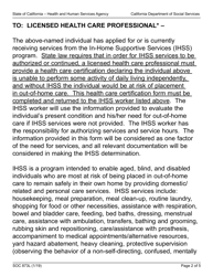 Form SOC873L In-home Supportive Services (Ihss) Program Health Care Certification Form - California, Page 2