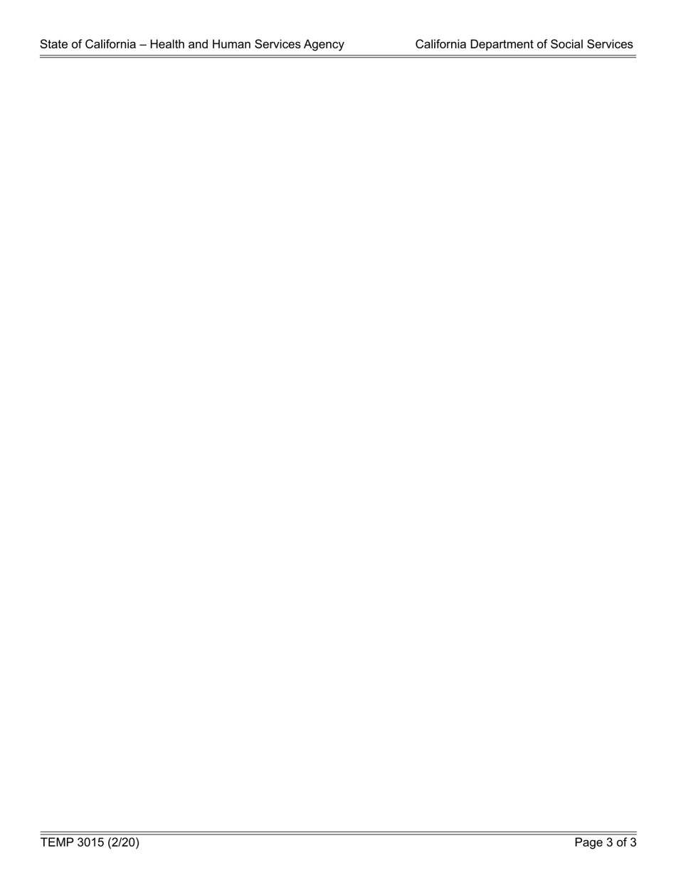 Form TEMP3015 Franchise Tax Board (Ftb) Pre-offset Notice - California, Page 3