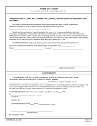DA Form 5841 Power of Attorney, Page 3
