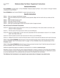 Form STS20021 Oklahoma Sales Tax Return Supplement - Oklahoma, Page 2