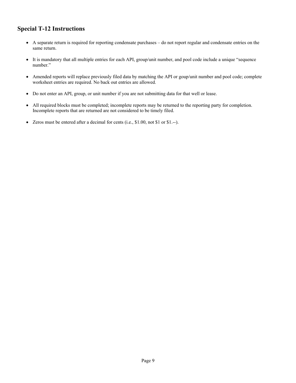 Instructions for Form T-12, T-13 - North Dakota, Page 11