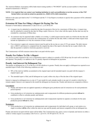 Instructions for Form T-12, T-13 - North Dakota, Page 6