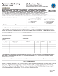 Document preview: Form LS-275(IC) Agreement and Undertaking (Insurance Carrier)